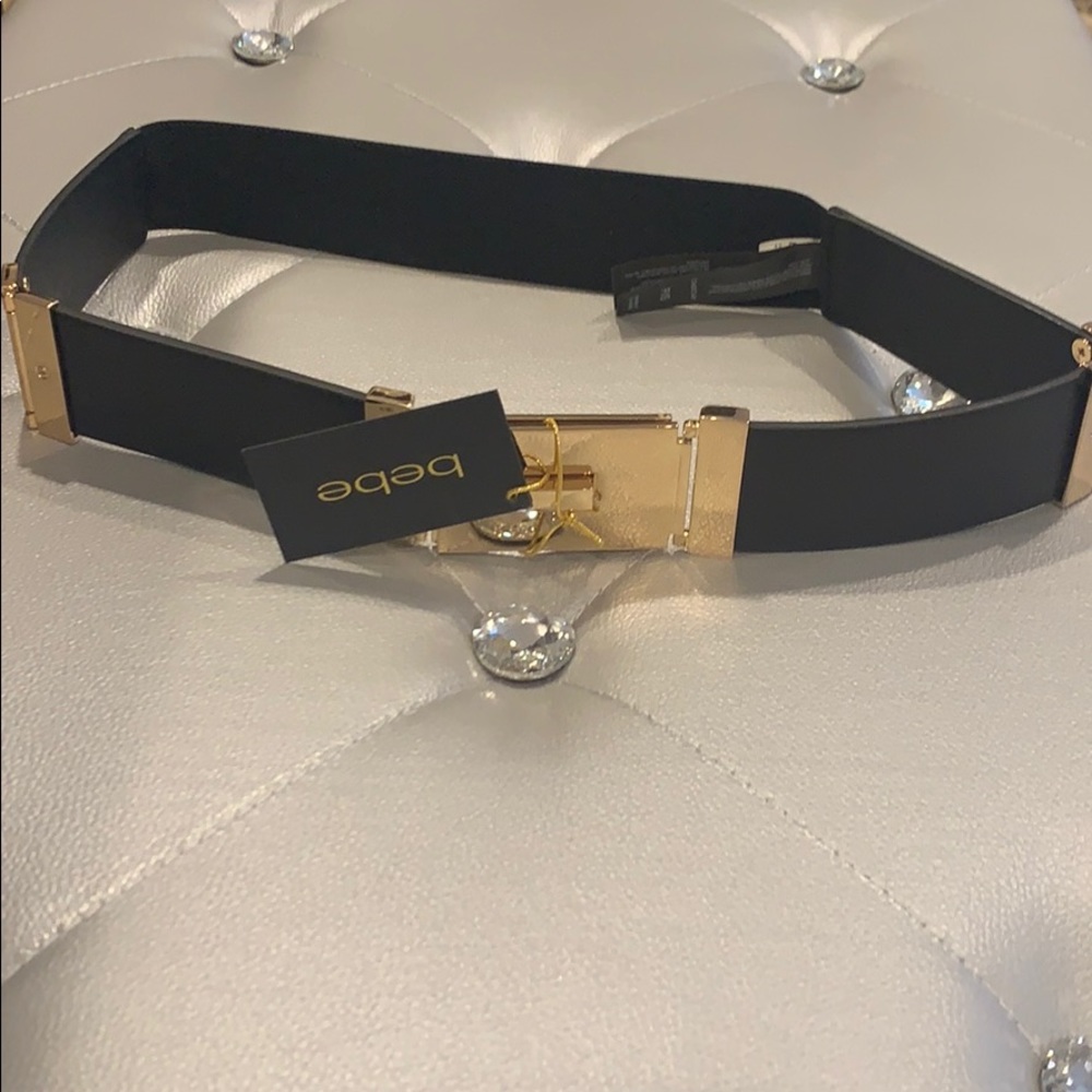 BeBe Metal Turnlock Stretch Belt